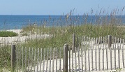 the beach at Oak Island NC